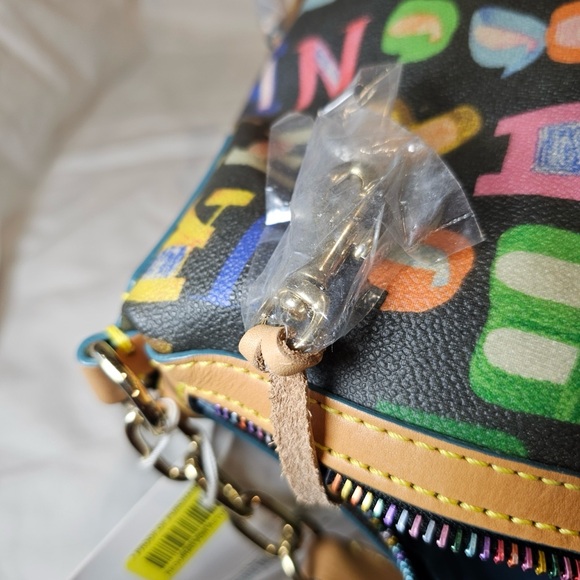 Dooney & Bourke Colorful Lettered Shoulder Bag - Picture 7 of 14